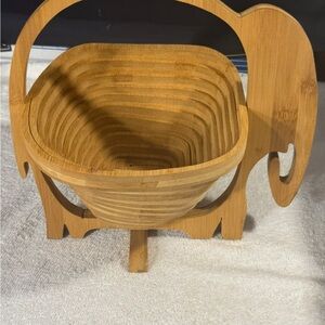 Custom Eco-Friendly Foldable Bamboo Elephant-Shaped